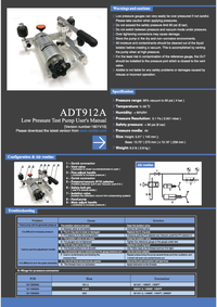 Thumbnail of document Manual - 912A Low Pressure Test Pump